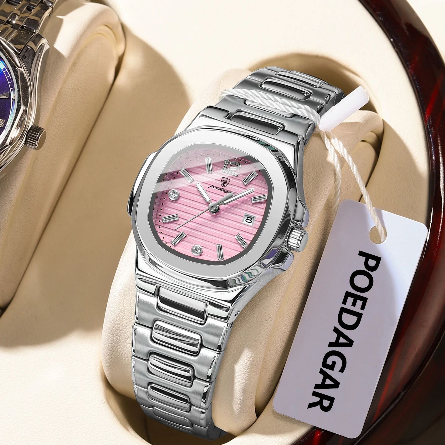 Waterproof Diving Watch - POEDAGAR Platz Mode Frau Armbanduhr Leuchtende