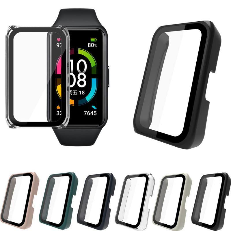 Smartwatch Oppo Watch - Harte Kante Rahmen Glas Screen Protector