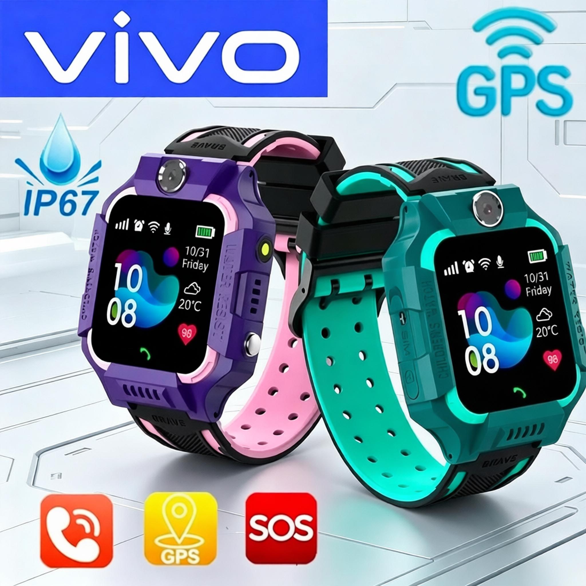 Smartwatch Watches For Kids With Gps - VIVO 4G Kinder-Smartwatch, GPS-Ortung, SOS, SIM-Karte,