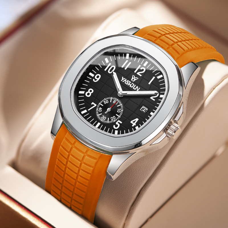Silicone Sport Band - Marken-Sportuhren für Herren, Business Wasserdichte Männeruhr