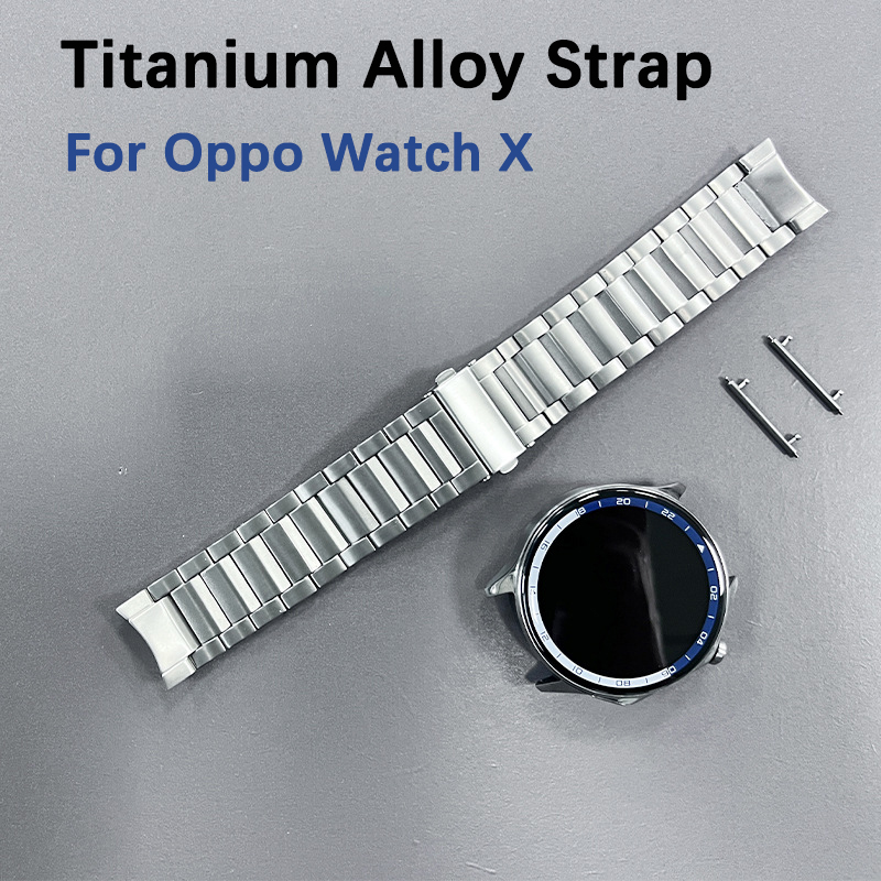 Smartwatch Oppo Watch - NO Gaps Uhrenarmband aus Titanlegierung für