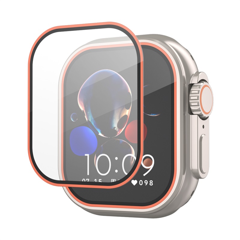 Smartwatch Watches For Men - Seidenprint-Schutzfolie aus gehärtetem Glas für Apple