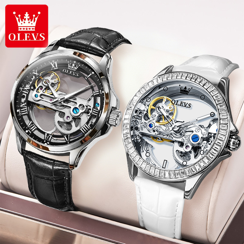 OLEVS Paar Uhren Original Voll – Skeleton Mechanical Watch Bewertung und Preis