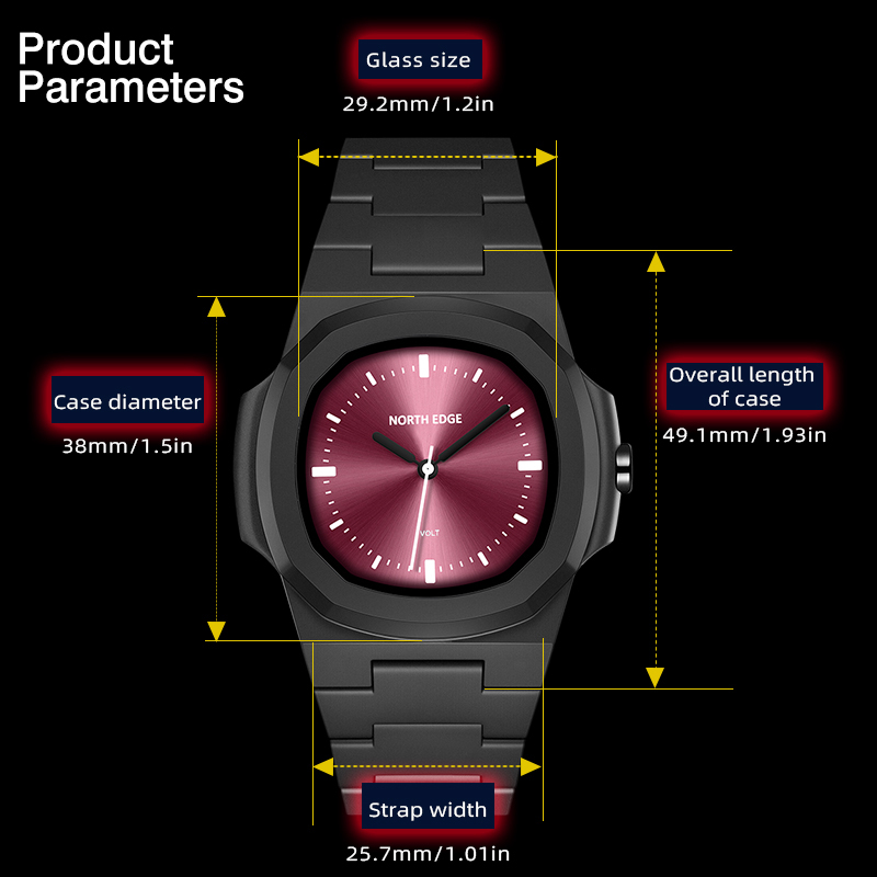 NORTH EDGE Uhr für Herren, neu – Waterproof Diving Watch Bewertung und Preis