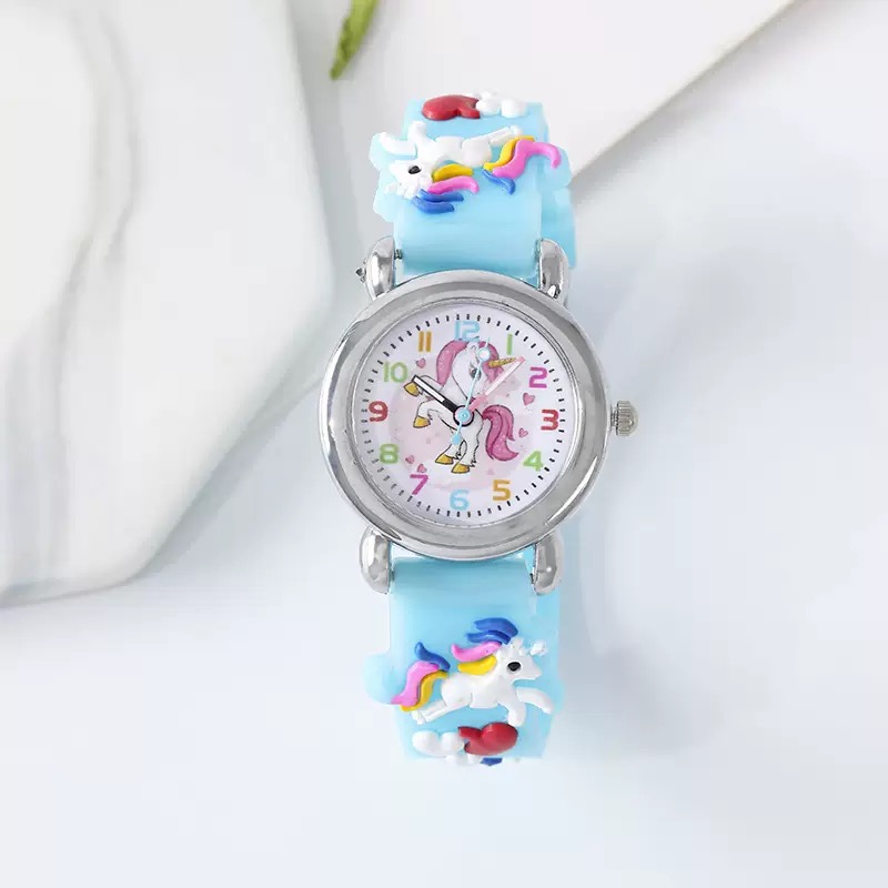 Mode bunte Cartoon Einhorn Kin – Silicone Sport Band Bewertung und Preis