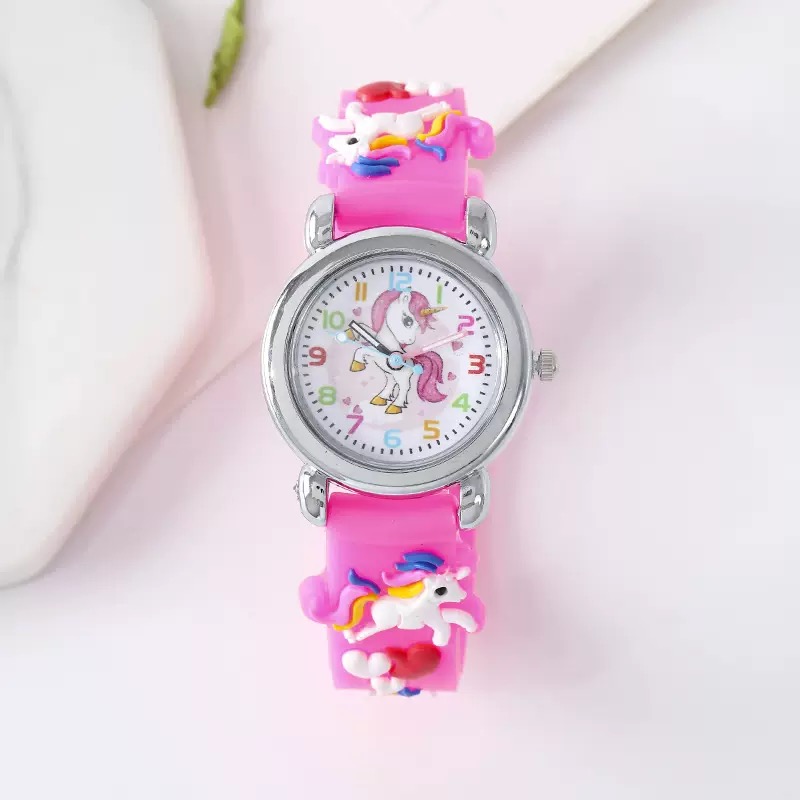 Mode bunte Cartoon Einhorn Kin – Silicone Sport Band Bewertung und Preis