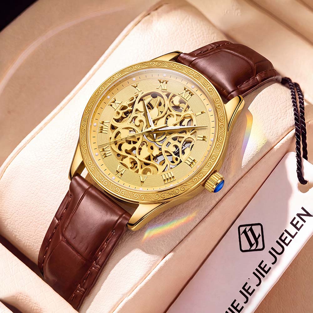 LOUIE JUELEN Damen-Mechanikuhr – Skeleton Mechanical Watch Bewertung und Preis