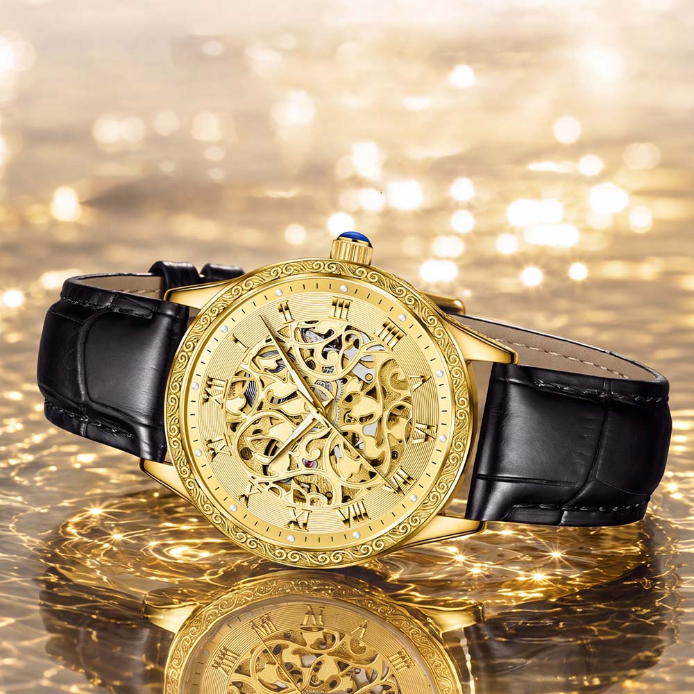 LOUIE JUELEN Damen-Mechanikuhr – Skeleton Mechanical Watch Bewertung und Preis