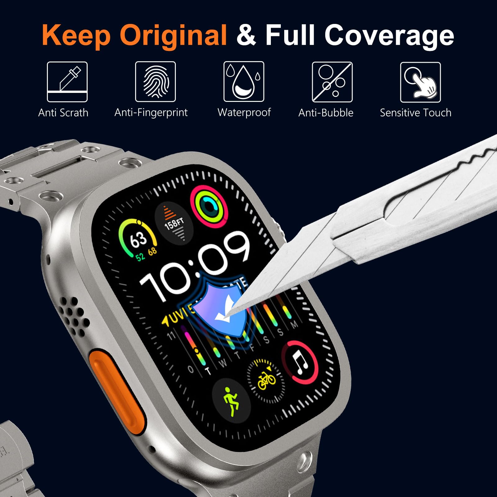 Gehärtetes Glas für Apple Watc – Smartwatch Watches For Men Bewertung und Preis
