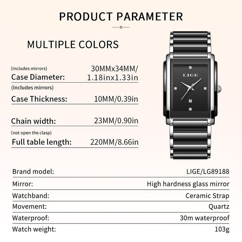 LIGE Neue Luxus Frauen Uhren E – Waterproof Diving Watch Bewertung und Preis