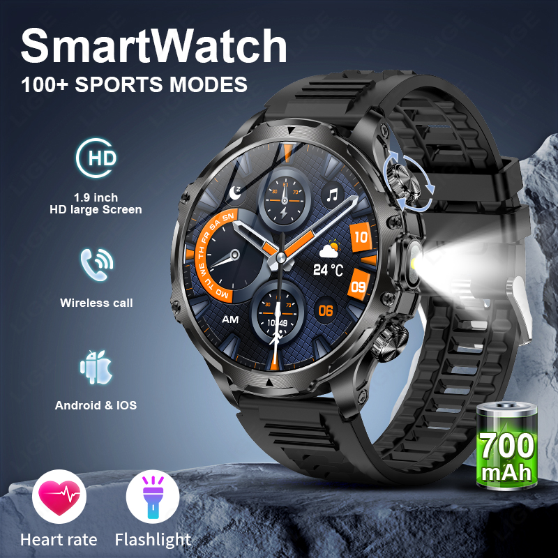 LIGE Smartwatch Militär Männer – Smartwatch Timex Watches For Men Bewertung und Preis