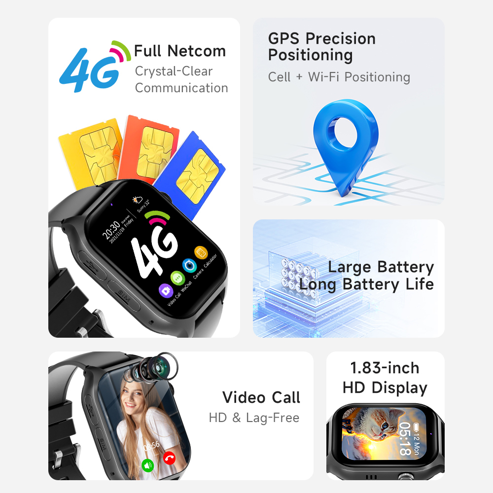 Smartwatches 4G Kinder GPS AGP – Smartwatch Watches For 12 Year Old Boy Bewertung und Preis