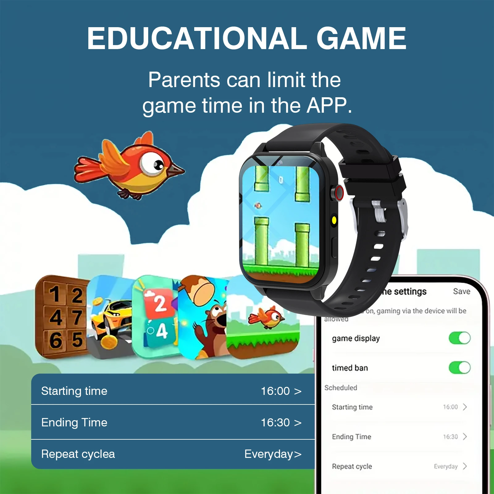 Kinder-Smartwatch, 18-Spiele,  – Smartwatch Watches For Boys Bewertung und Preis