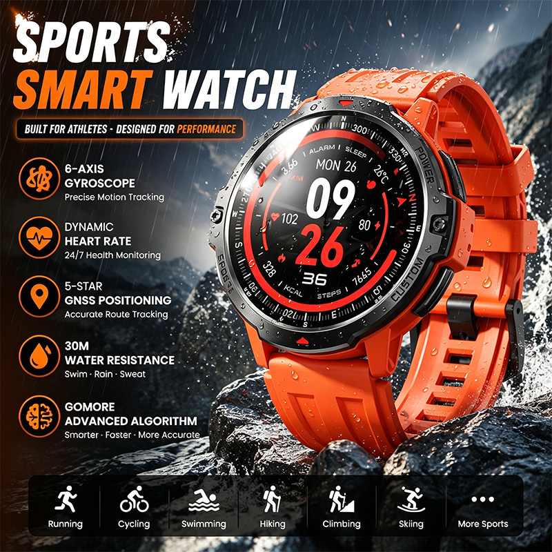 Intelligente Sportuhr, GNSS-Po – Smartwatch Timex Watches For Men Bewertung und Preis
