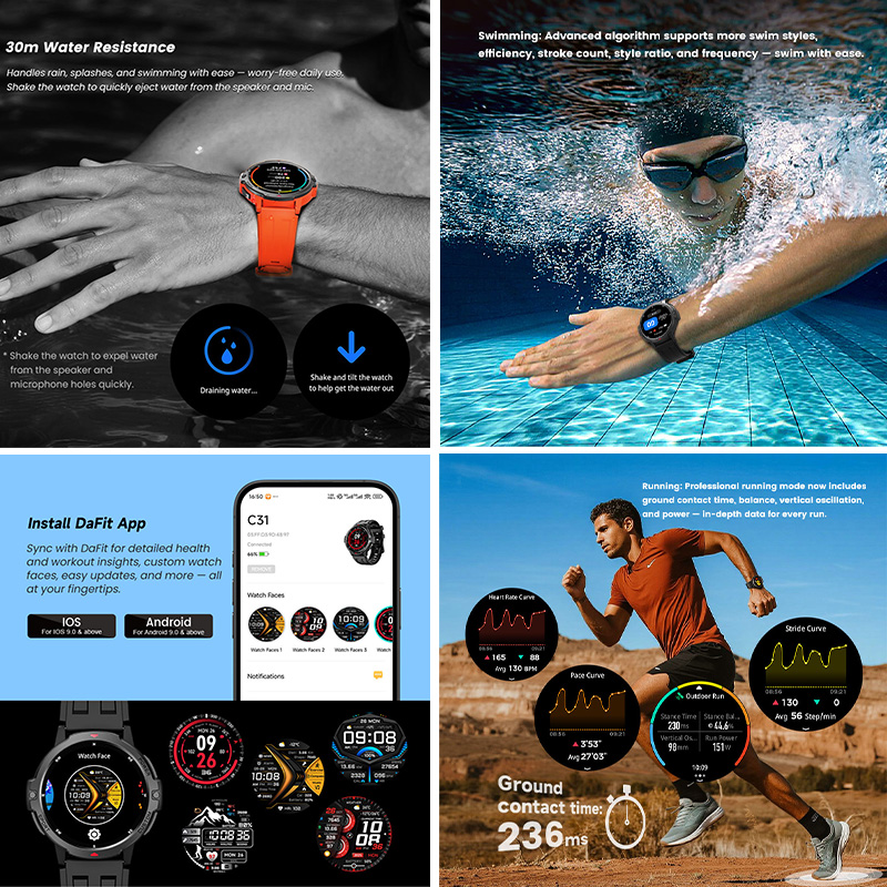 Intelligente Sportuhr, GNSS-Po – Smartwatch Timex Watches For Men Bewertung und Preis