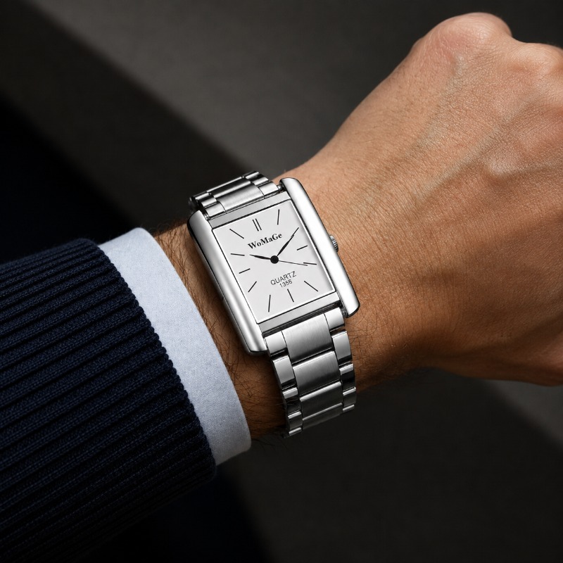 Luxuriöse Edelstahl-Herrenuhr, – Smartwatch Luxury Watches Bewertung und Preis