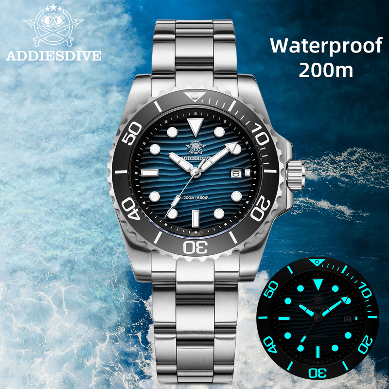 ADDIESDIVE Herren 2115 Quarzuh – Waterproof Diving Watch Bewertung und Preis